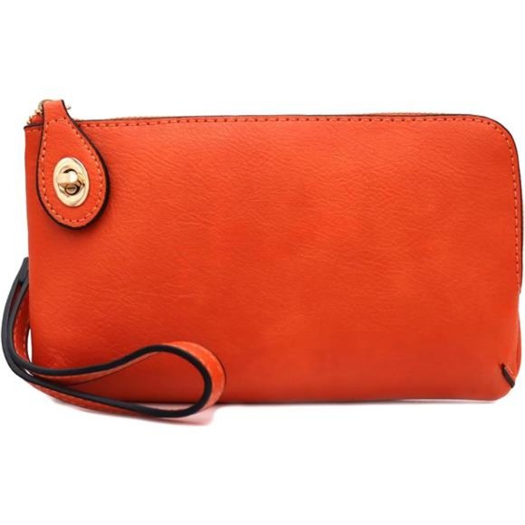 🌈🦋🌹 Women's Small Crossbody Bag Wristlet Clutch